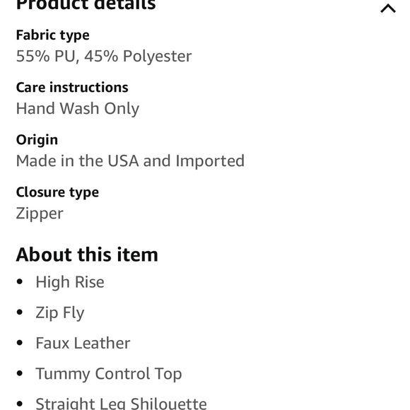 Judy Blue Tummy Control Faux Leather Pants in Hot Pink size 0/24 NWT new tags - Picture 6 of 12